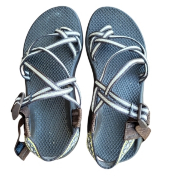 Chaco Z Cloud X Black Tan Athletic Hike Trail Walk Sandal Outdoor Shoe Women 7 - Picture 3 of 7